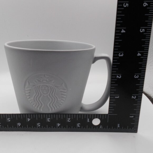 LARGE 2019 STARBUCKS GRAY MUG CUP 20 FLUID OZ. VENTI - Picture 8 of 9